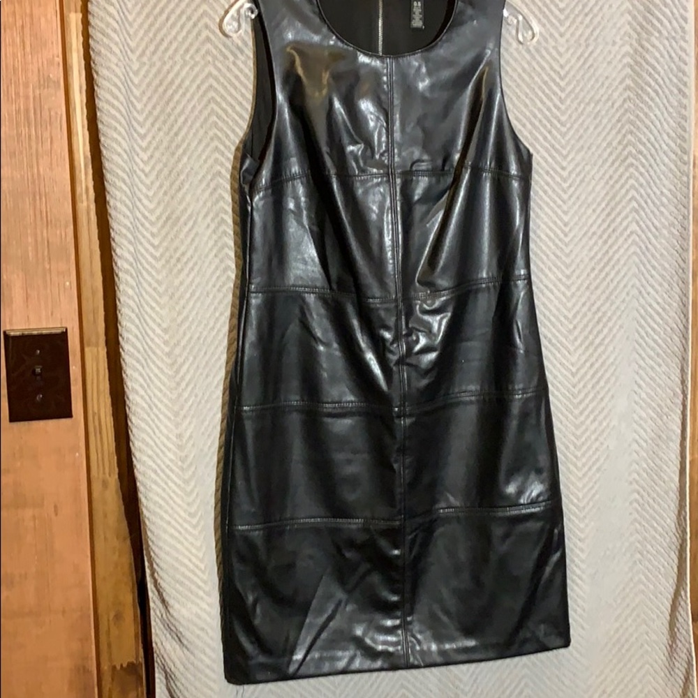 Faux Leather dresss